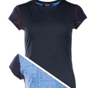 B Vertigo Lizzy Women BVX Shirt. Navy blue, light blue. New horse ridding shirt